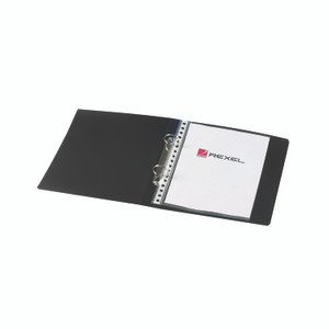 Rexel Budget 2 Ring Bind A5 BLK PK10