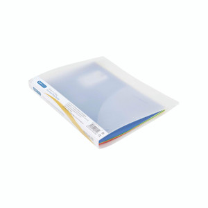 CW Office Rapesco A4 + 15MM 2R Binders Clear P10, transparent colored binders for organizing documents.