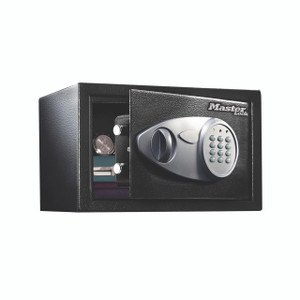 CW Office Sentry Entry Level Med Elec Lck Safe, black electronic safe with keypad and locking mechanism