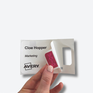Self-Adhesive Visitor Badges Roll