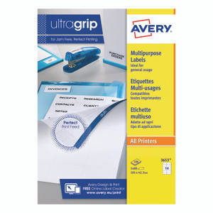 Averyl Multipurpose Lbl 14TV 100 Sht
