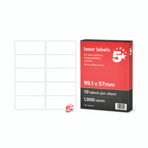 A4 Addr/Parcel Lab 99.1X57MM PK1000
