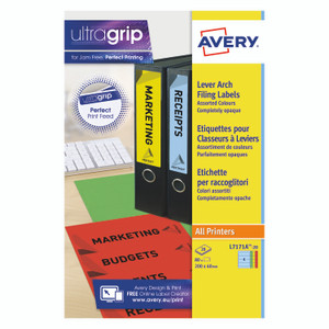 Avery Lsr Lvr Arc Spne Lbls Asd BX20