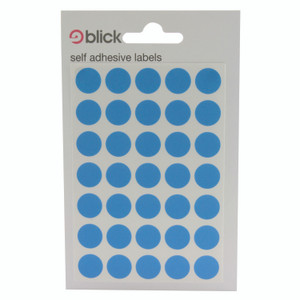 Blick Colored Lbls 13MM Blue PK2800