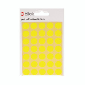 Blick Florscent Lbls 13MM Ylw P2800