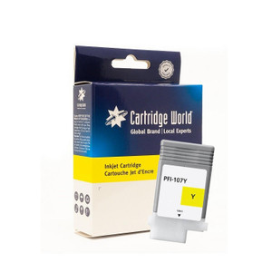Cartridge World Compatible with Canon PFI-107Y Yellow 
