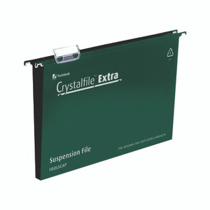 Rexel Crystalfile Susn File GRN PK25