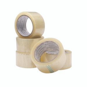 Q-Connect Packing Tape 50MMX66M PK6