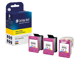 Cartridge World Compatible HP 305XL Colour Ink Cartridge Saver Pack 3YM63AE x 3 Ink Tanks Cartridge World Compatible HP 305XL Colour Ink Cartridge Saver Pack 3YM63AE x 3 Ink Tanks