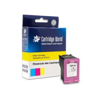 Cartridge World Compatible with HP 305XL Tri-Colour Ink Cartridge 3YM63AE Cartridge World Compatible with HP 305XL Tri-Colour Ink Cartridge 3YM63AE