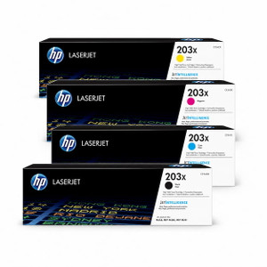 HP 203X High Capacity 4 Cartridge Multipack (CF540X, CF541X, CF542X, CF543X)