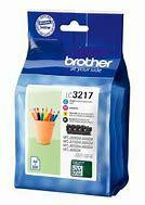 Brother Black Cyan Magenta Yellow Ink Cartridge 15ml 3x9ml Multipack - LC3217VAL
