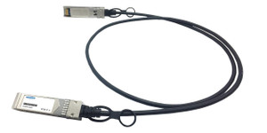 Various Ubiquiti Compatible Direct Attach Copper Twinax Cable 10G SFP+ Cu, 0.5m passive copper twinax cable with SFP+ connectors for high-speed networking.