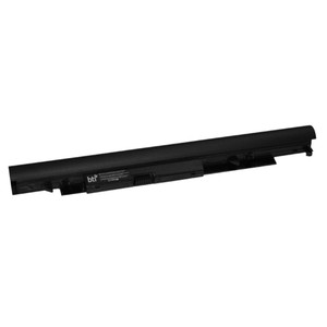 Various 2LP34AA compatible 40Wh 4-cell battery for HP, black lithium-ion laptop battery with label and connectors.