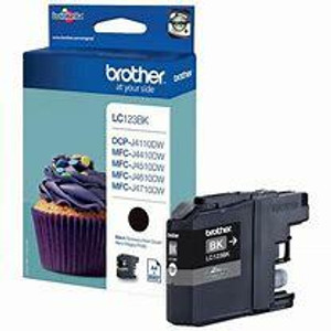 Brother Black Ink Cartridge 2x11ml Twinpack - LC123BK Brother Black Ink Cartridge 2x11ml Twinpack - LC123BK