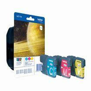 Brother Cyan Magenta Yellow Ink Cartridge 3x6ml Multipack - LC1100RBWBP Brother Cyan Magenta Yellow Ink Cartridge 3x6ml Multipack - LC1100RBWBP