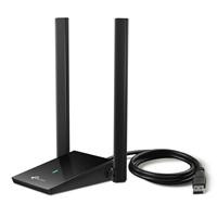 CW Office TP-Link Archer TX20U Plus AX1800 High Gain Dual Band Wi-Fi 6 USB Adapter, black USB Wi-Fi adapter with two high-gain antennas and a detachable USB cable