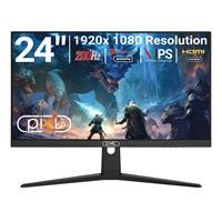 CW Office piXL X-Series GS24IDPHA 24.5 Inch Full HD IPS Gaming Monitor with 200Hz Refresh Rate, front view of a widescreen gaming monitor displaying fantasy artwork with 1920 × 1080 resolution and IPS panel features
