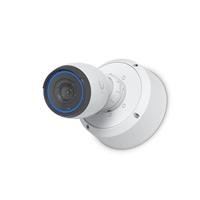 CW Office Ubiquiti UACC-Camera-JB-W UniFi Protect Camera Junction Box for UVC G3/G4/G5 Dome, white junction box with a UniFi dome camera mounted on it