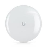 CW Office Ubiquiti UDB-PRO Plug and Play Wireless Device Bridge Pro, round white wireless bridge device shown from the front on a white background