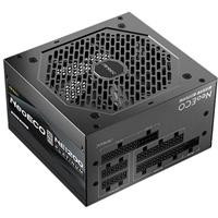CW Office Antec NE1200 Platinum NeoEco 1200W Fully-Modular ATX 3.1 Power Supply, black modular PSU with a large cooling fan grille and detachable cable ports