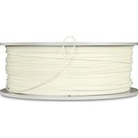 CW Office Verbatim PLA Filament 1.75 mm, 1 kg, White, 335 m, a white 3D printing filament wound around a spool.