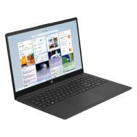 CW Office HP Laptop, 15.6-inch Full HD 1080p display laptop shown open at an angle with a black keyboard, Intel Core 3-100U processor, 8GB DDR5 RAM, 512GB SSD, Intel Graphics, and Windows 11 Home