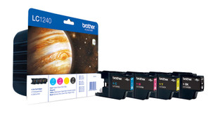 Brother LC1240 Ink Cartridge Pack Cyan / Magenta / Yellow / Black Brother LC1240 Ink Cartridge Pack Cyan / Magenta / Yellow / Black