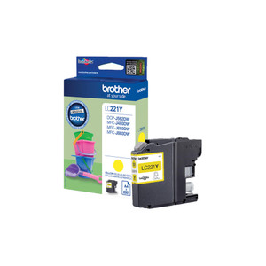 Brother LC-221Y ink cartridge Original Yellow Brother LC-221Y ink cartridge Original Yellow