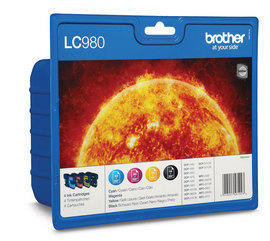 Brother LC-980VALBP ink cartridge Original black,cyan,magenta,yellow Multipack 4 pcs