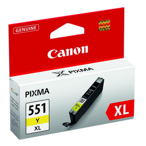 Canon CLI-551XL Y Original Yellow Ink Cartridge Canon CLI-551XL Y Original Yellow Ink Cartridge
