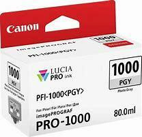 Canon PFI1000PGY Photo Grey Standard Capacity Ink Cartridge 80ml - 0553C001