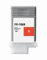 Canon PFI106R Red Standard Capacity Ink Cartridge 130ml - 6627B001