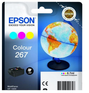 Epson Globe Singlepack Colour 267 ink cartridge