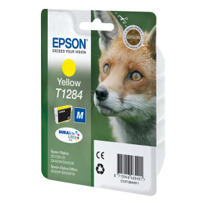 Epson T1284 Fox Yellow Standard Capacity Ink Cartridge 3.5ml - C13T12844012 Epson T1284 Fox Yellow Standard Capacity Ink Cartridge 3.5ml - C13T12844012