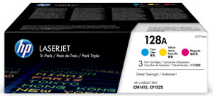 HP 128A CYM Original Cyan,Magenta,Yellow 3 pcs