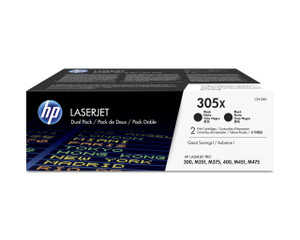 HP 305X Original Black CE410X x 2