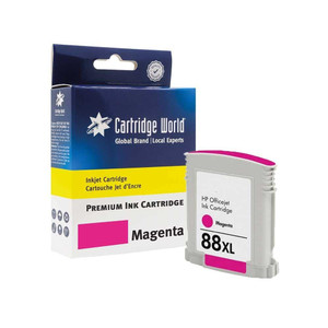 Cartridge World Compatible with HP 88XL High Yield Magenta Inkjet Cartridge C9392AE Cartridge World Compatible with HP 88XL High Yield Magenta Inkjet Cartridge C9392AE