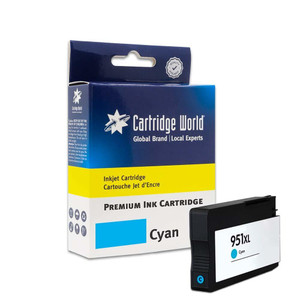 Cartridge World Compatible with HP 951XL High Yield Cyan Inkjet Cartridge CN046AE
