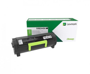 Lexmark 51B2H00 High Capacity Black Toner Cartridge with Return Program 8,500 Yield