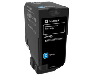 Lexmark 74C20C0 toner cartridge Original Cyan Lexmark 74C20C0 toner cartridge Original Cyan