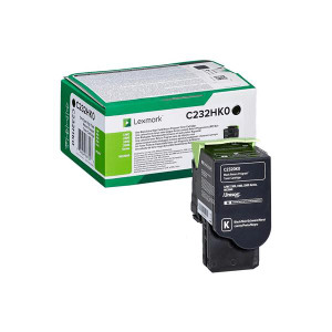 Lexmark C232HK0 High Yield Black Toner Cartridge
