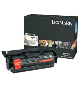 Lexmark X651H21E Original Black Toner Cartridge
