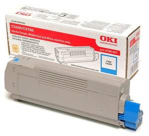 Oki OKI 43381907 Original Cyan Toner Cartridge