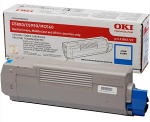 OKI 43865723 Original Cyan Toner Cartridge