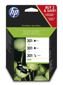 HP Original HP 301 Black,Cyan, Magenta, Yellow Multipack of Ink Cartridges E5Y87EE HP Original HP 301 Black,Cyan, Magenta, Yellow Multipack of Ink Cartridges E5Y87EE