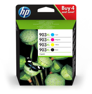 HP Original HP 903XL Black,Cyan, Magenta, Yellow Multipack of Ink Cartridges 3HZ51AE HP Original HP 903XL Black,Cyan, Magenta, Yellow Multipack of Ink Cartridges 3HZ51AE