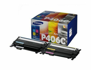 Samsung CLTP406C Black and Colour Toner Cartridge 1.5K 3x 1K Multi pages - SU375A Samsung CLTP406C Black and Colour Toner Cartridge 1.5K 3x 1K Multi pages - SU375A