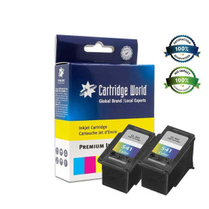 Cartridge World Compatible with Canon CL-541XL Tri-Colour Twin Pack (5226B005) 