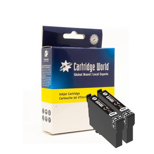 Cartridge World Compatible with Epson C13T10H14010 (604XL) Black ink cartridge Twin Pack  Cartridge World Compatible with Epson C13T10H14010 (604XL) Black ink cartridge Twin Pack